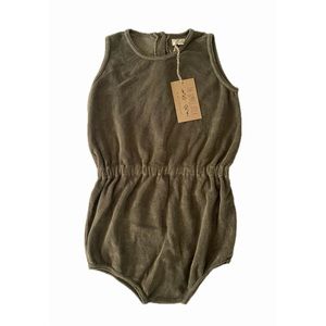 The Simple Folk The Vintage Romper in Olive Color
